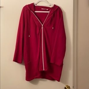 Susan Graver ZIP Up Hoodie